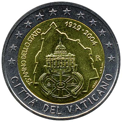 2 euros commemo 2004 - 75 years of State