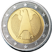 2 euros - Eagle (Eternal symbol of the German state)
