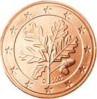 5 cents - Feuille de chêne