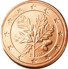 5 cents - Leaf of oak