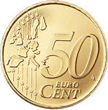 Common face 50 cents - Burst borders of the euroland