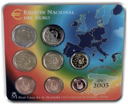 Coffret BU 2003 Espagne