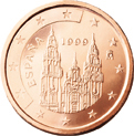 2 cents - Cathedral Santiago de Compostela (12th century)