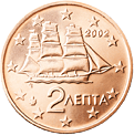 2 cents - Corvette utilisée pendant la guerre pour l'indépendance