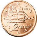 2 cents - Corvette used during the war for independence