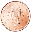 1 cent - Harpe de Brian Boru (premier roi de l'Irlande unifiée)