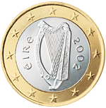 1 euro - Harpe de Brian Boru (premier roi de l'Irlande unifiée)