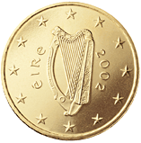 50 cents - Harpe de Brian Boru (premier roi de l'Irlande unifiée)