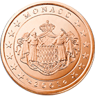 5 cents - Armes des Grimaldi