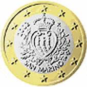 1 euro - Armorial bearings of Saint Marino