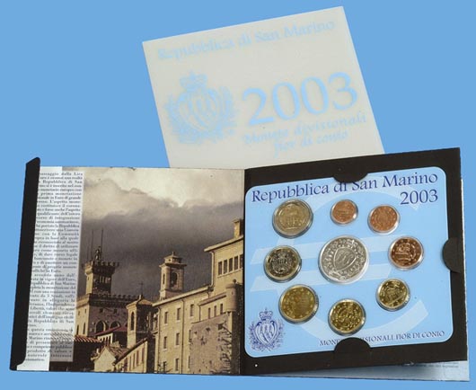 Coffret BU 2003 San Marin