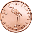 1 cent - La cigogne