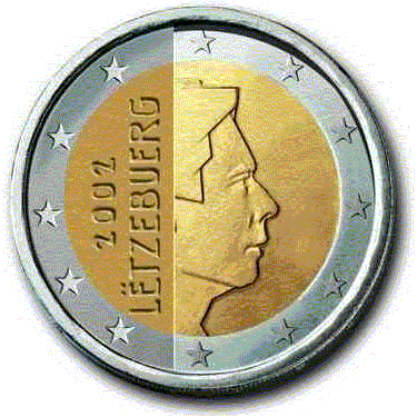 2 euros Luxembourg