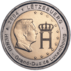 2 euros commemo Luxembourg