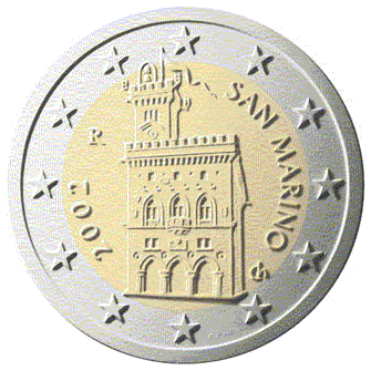 2 euros San Marin
