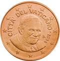 2 cents - Effigie Pape Benoit XVI